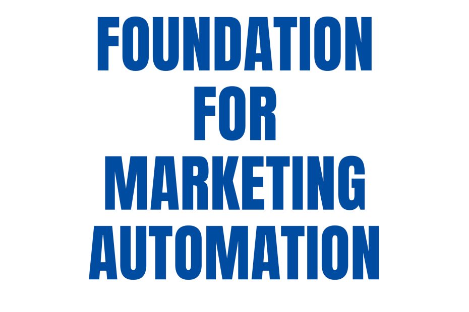 foundation for marketing automation