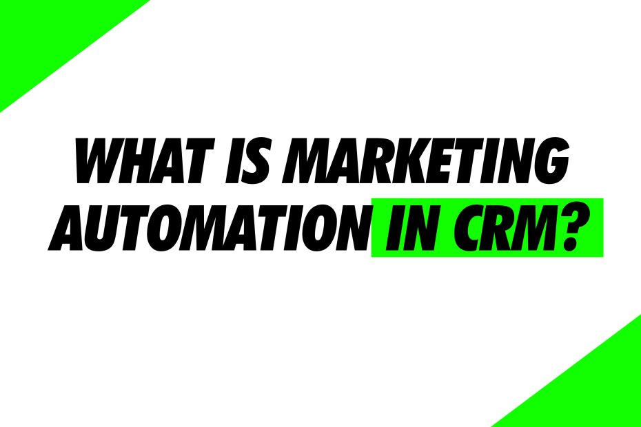 marketing automation in CRM